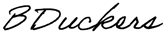 BDuckers signature transparent