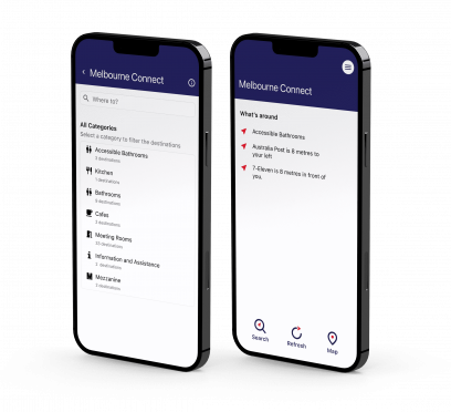 BindiMaps App - Categories and Whats around